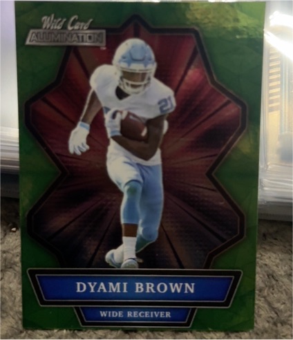 2021 Wild Card Alumination #ABC-8 Dyami Brown — front