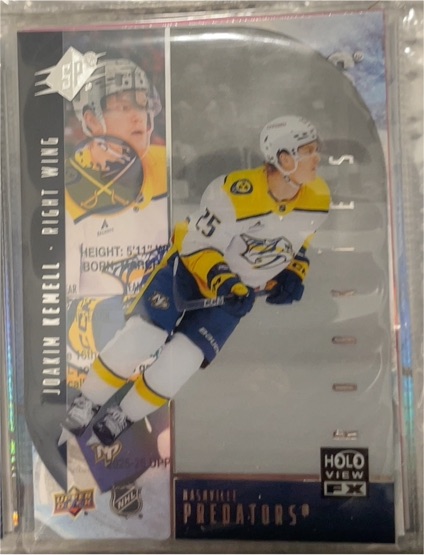 2025-26 Upper Deck SPx Holoview F/X #HV-44 Joakim Kemell — front
