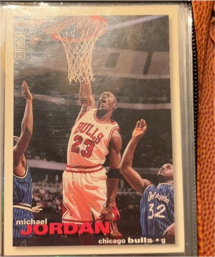 1993 Collector's Choice Michael Jordan #9 Chicago Bulls — front