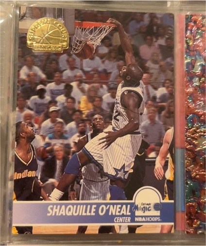 1994-95 SkyBox NBA Hoops Supreme Court #SC33 Shaquille O'Neal — front