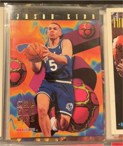 1995-96 SkyBox NBA Hoops Number Crunchers #24 Jason Kidd — front