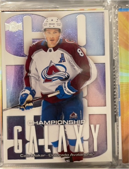2025-26 SkyBox Metal Universe Championship Galaxy #CG-5 Cale Makar — front