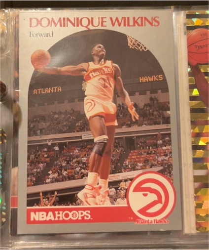 1990 NBA Hoops #36 Dominique Wilkins — front