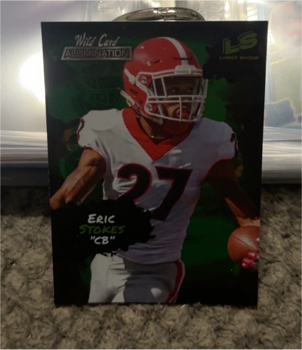 2021 Wild Card Alumination #LS27 Eric Stokes Light Show — front