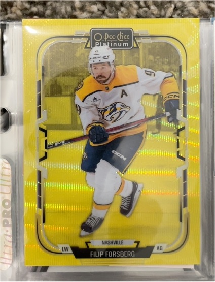 2025-26 O-Pee-Chee Platinum #56 Filip Forsberg — front