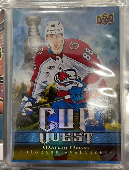 2025-26 Upper Deck #CQ-3 Martin Necas Cup Quest Colorado Avalanche — front