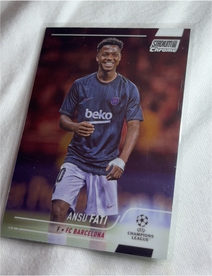 2021-22 Topps Stadium Club Chrome UEFA #73 Ansu Fati — front