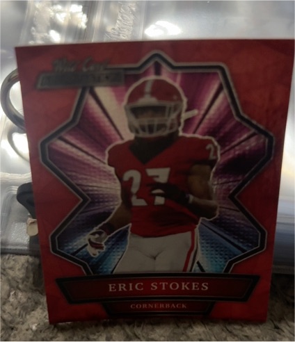 2021 Wild Card Alumination #ABC-18 Eric Stokes — front
