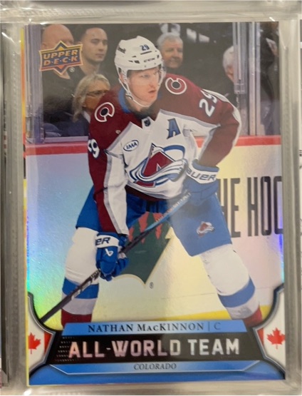 2025-26 Upper Deck Extended Series #AWT-2 Nathan MacKinnon — front