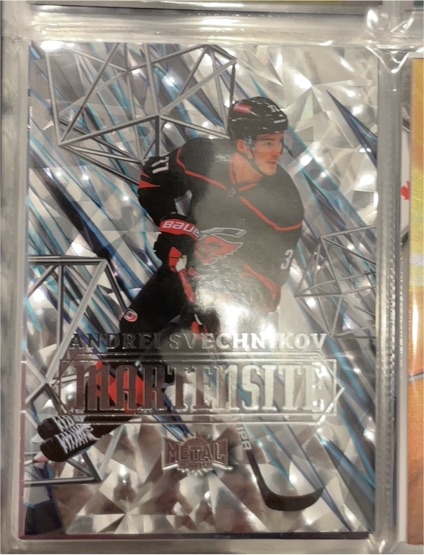 2023-24 Metal Universe Hockey Andrei Svechnikov Martensite — front