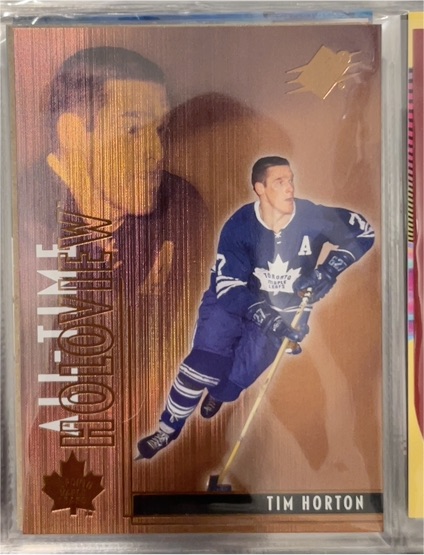 2025 Upper Deck SPx All-Time Holoview #ATG-TH Tim Horton — front