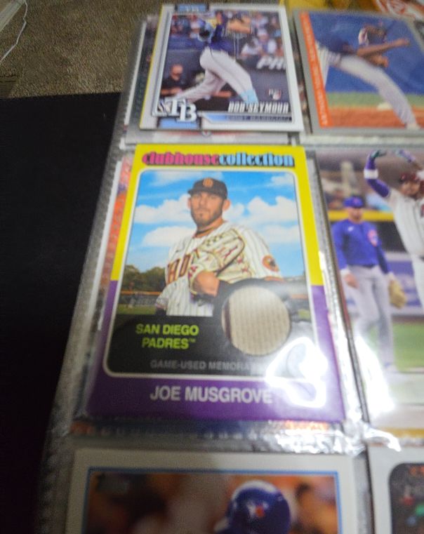 2022 Donruss Joe Musgrove Dubreuse Collection Game-Used Memorabilia — front