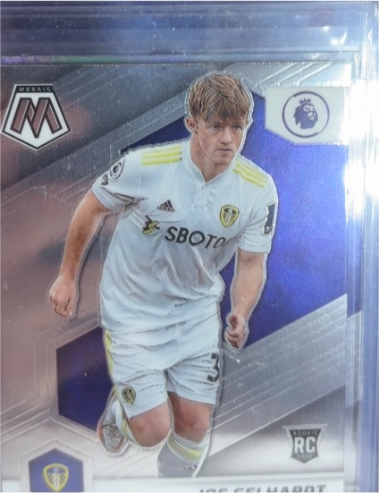 2021-22 Panini Mosaic Premier League #194 Joe Gelhardt RC Leeds United — front