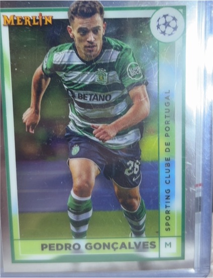 2022-23 Topps Merlin Chrome #127 Pedro Gonçalves — front
