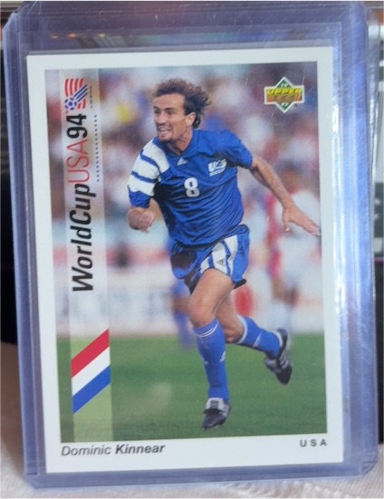 1993 Upper Deck World Cup USA #8 Dominic Kinnear — front
