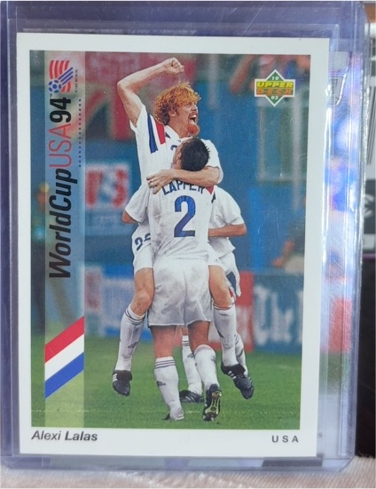 1993 Upper Deck World Cup 94 Preview #22 Alexi Lalas — front
