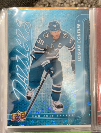 2024-25 Upper Deck Series 2 Dazzlers #DZ-66 Logan Couture — front