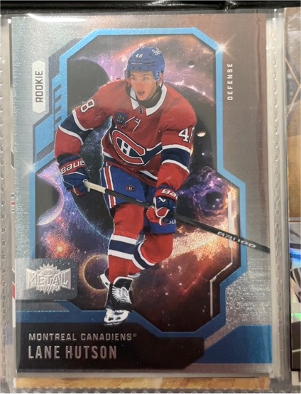 2024-25 Skybox Metal Universe #101 Lane Hutson — front