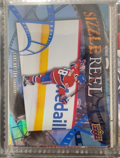 2025-26 Upper Deck Extended Sizzle Reel #SR-79 Lane Hutson Canadiens — front