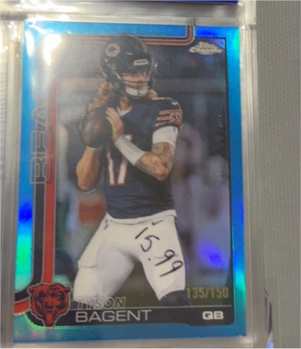 2025 Topps Chrome #54 Tyson Bagent — front