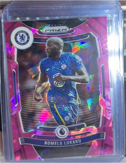 2021-22 Panini Prizm Premier League #254 Romelu Lukaku — front