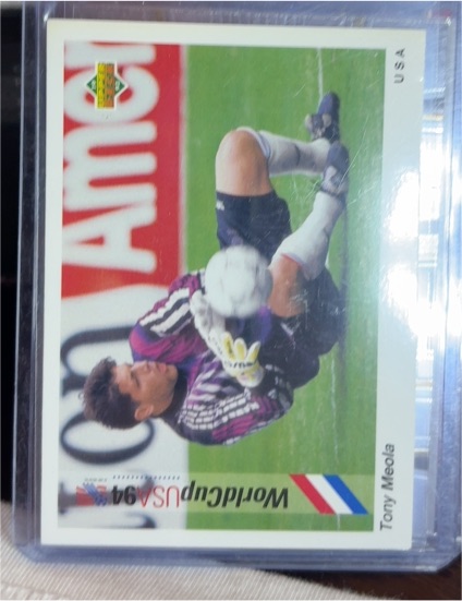 1993 Upper Deck World Cup #85 Tony Meola — front