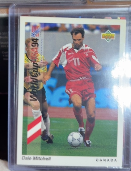 1993 Upper Deck World Cup 94 Preview #48 Dale Mitchell — front