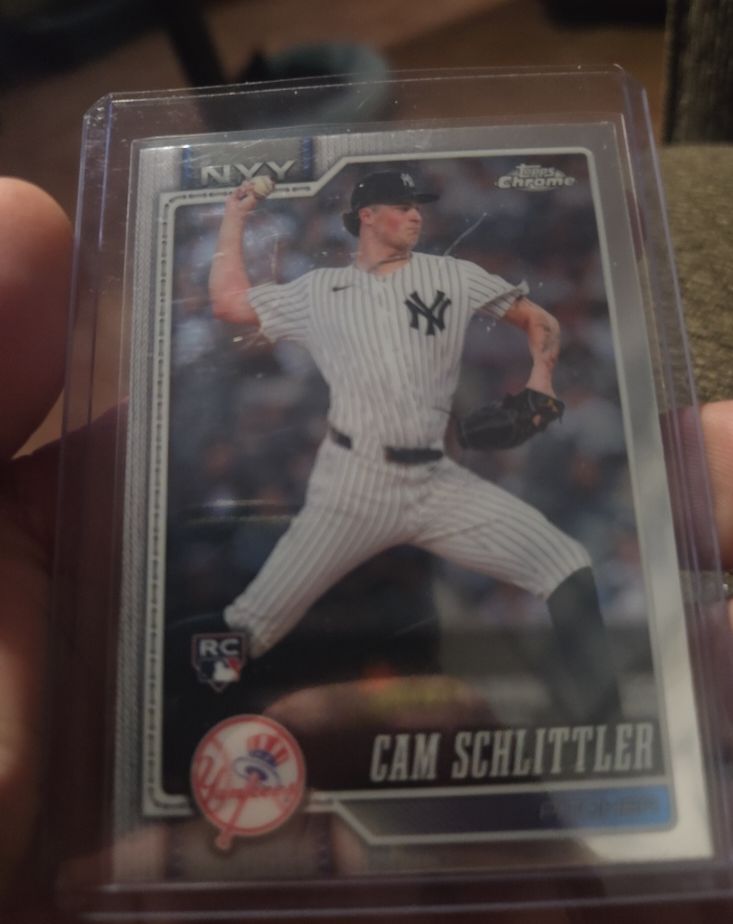 2026 Topps Chrome #262 Cam Schlittler — front