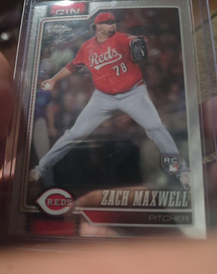 2026 Topps Chrome #143 Zach Maxwell — front