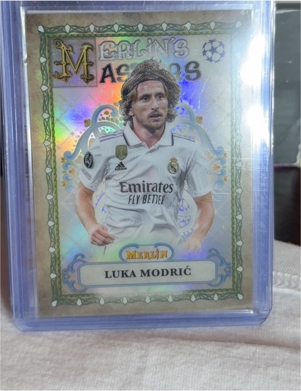 2022-23 Topps Merlin Chrome UEFA #MM-13 Luka Modrić Merlin's Masters Real Madrid — front