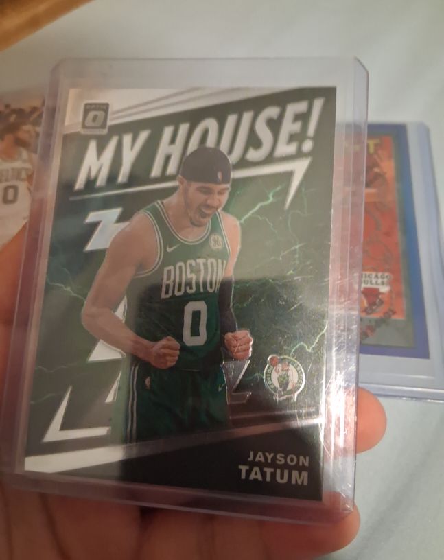 2019-20 Panini Donruss Optic #11 Jayson Tatum My House — front