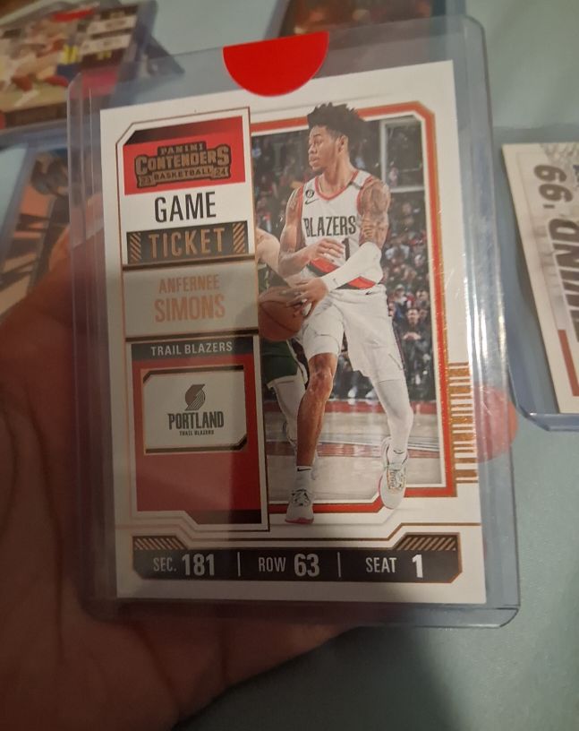 2023-24 Panini Contenders #54 Anfernee Simons — front