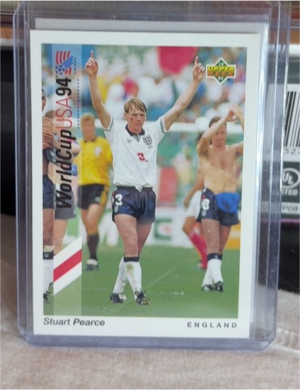 1993 Upper Deck World Cup 94 Preview #78 Stuart Pearce — front