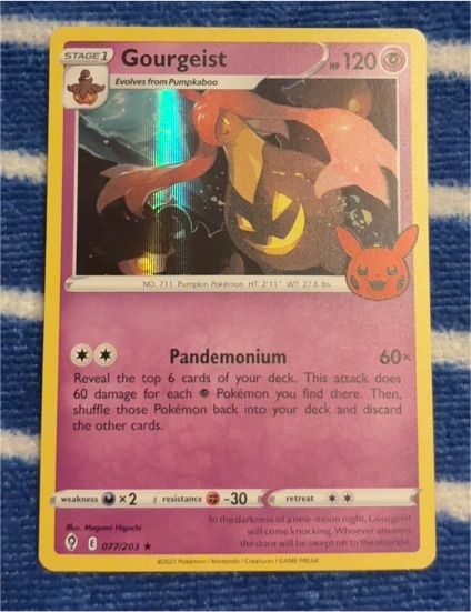 2021 Pokémon TCG #077 Gourgeist — front