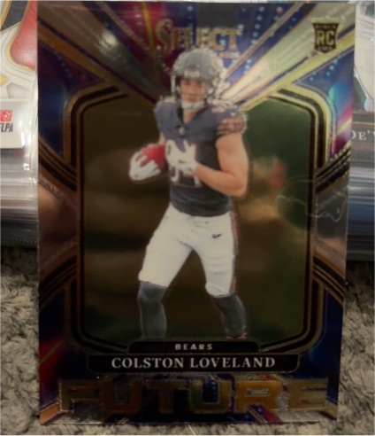 2025 Panini Select #8 Colston Loveland Select Future Rookie — front