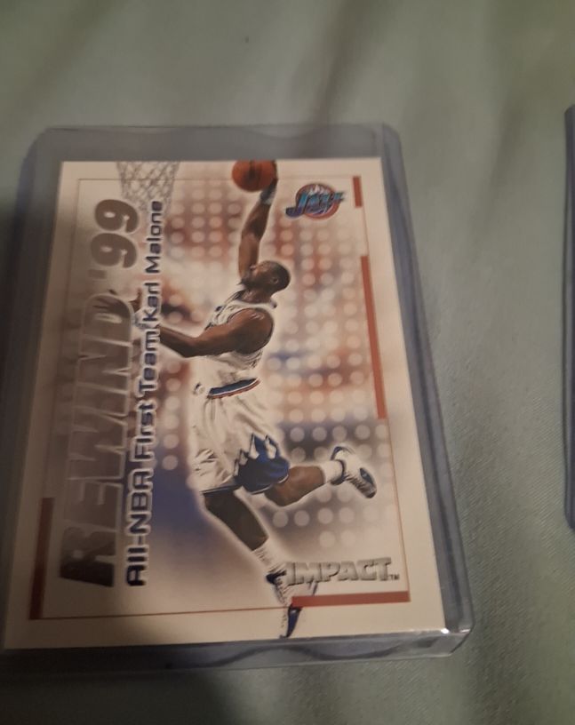 1999-00 Skybox Impact #15 RN Karl Malone Rewind '99 — front