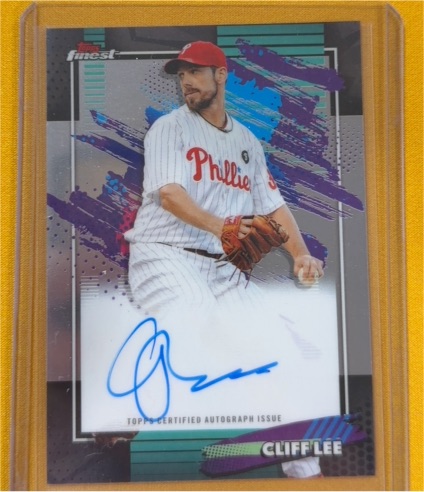 2026 Topps Finest #FA-CL Cliff Lee — front