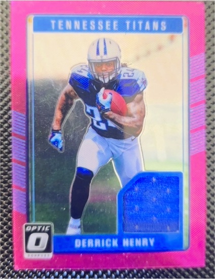 2016 Panini Donruss Optic Rookie Threads #DRT-DH Derrick Henry — front