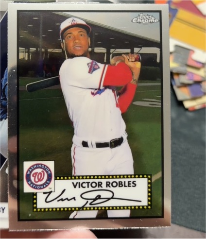 2021 Topps Chrome Platinum Anniversary #333 Victor Robles Washington Nationals — front