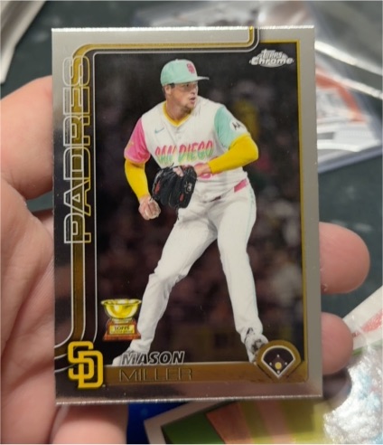 2025 Topps Chrome Update #USC195 Mason Miller — front