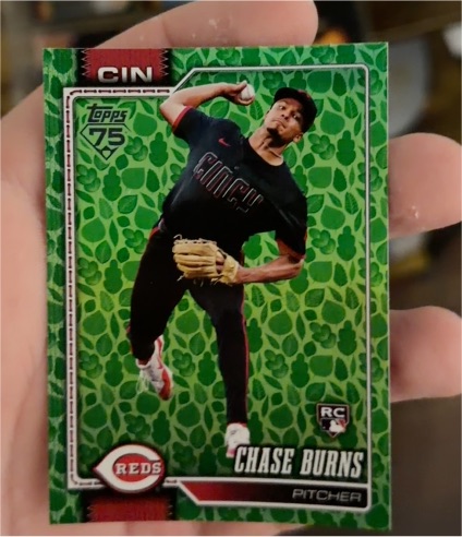 2026 Topps Series 1 #312 Chase Burns — front