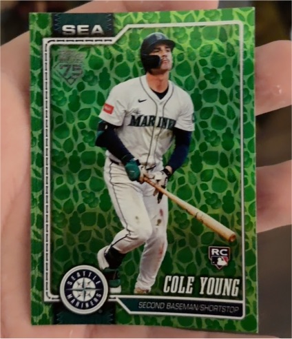 2026 Topps Series 1 #129 Cole Young — front