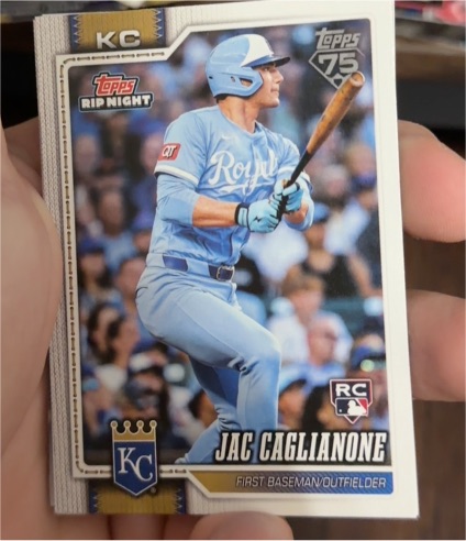 2026 Topps Rip Night Exclusive #BB23 Jac Caglianone — front