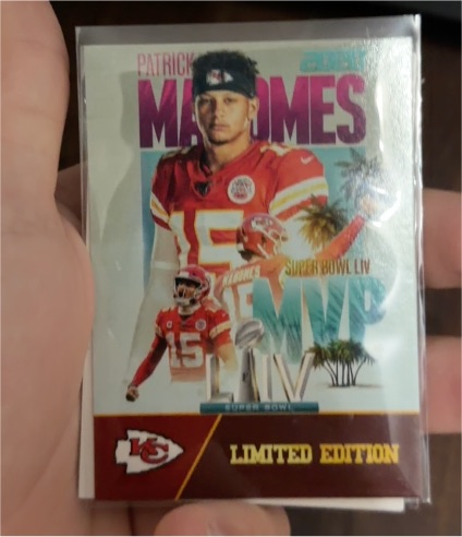 2020 Donruss Patrick Mahomes II Super Bowl MVP Insert #MVP-PM — front