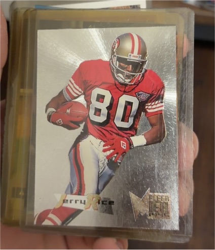1995 Fleer Metal #34 Jerry Rice — front