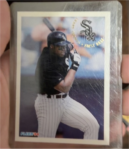 1994 Fleer #96 Frank Thomas — front