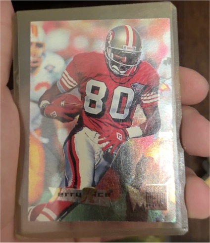 1995 Fleer Metal #34 Jerry Rice — front
