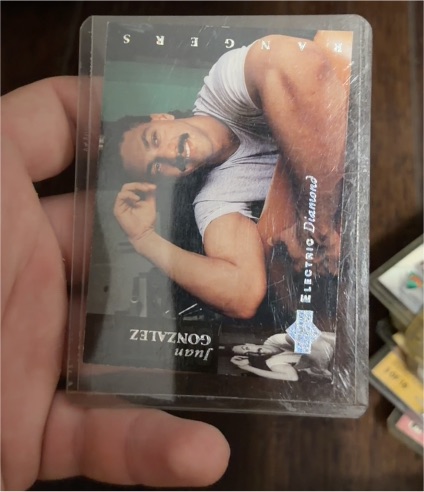 1994 Upper Deck #155 Juan Gonzalez Electric Diamond — front