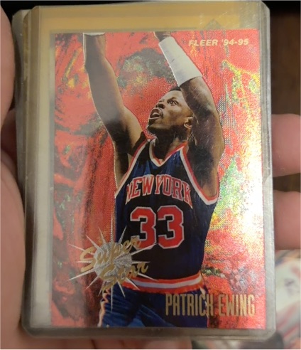 1994-95 Fleer Super Star #2 Patrick Ewing — front