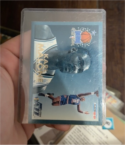 1992-93 Fleer All-Stars #17 Karl Malone — front